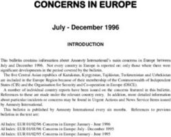 CONCERNS IN EUROPE July - December 1996 - Amnesty International