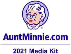 2021 Media Kit - Aunt Minnie