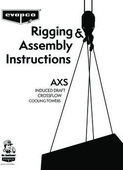 Rigging Assembly Instructions - EVAPCO