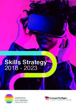 Skills Strategy 2018 2023 - Association of Colleges
