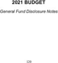 2021 BUDGET General Fund Disclosure Notes 120 - Forest Hills ...