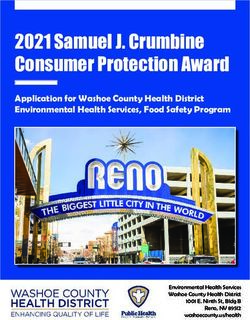 2021 Samuel J. Crumbine Consumer Protection Award