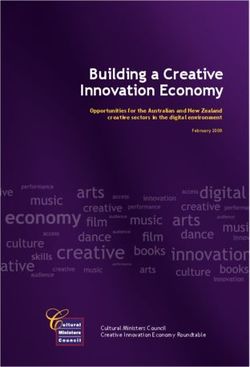 Building a Creative Innovation Economy - Opportunities for the Australian and New Zealand creative sectors in the digital environment