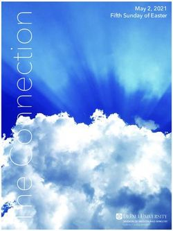 MAY 2, 2021 FIFTH SUNDAY OF EASTER - DEPAUL UNIVERSITY, CHICAGO