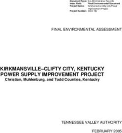 KIRKMANSVILLE-CLIFTY CITY, KENTUCKY POWER SUPPLY IMPROVEMENT PROJECT