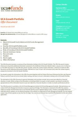 UCA Growth Portfolio Offer Document - Issued 30 July 2018 - UCA Funds