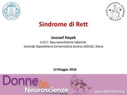 Sindrome di Rett Joussef Hayek - 12 Maggio 2018