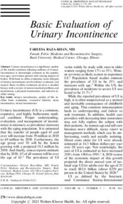 Basic Evaluation Of Urinary Incontinence - BINASSS