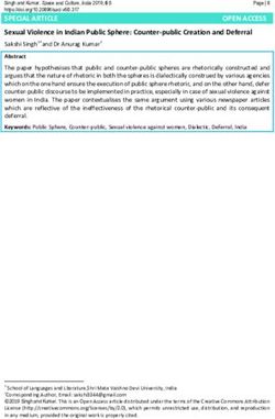 Sexual Violence in Indian Public Sphere: Counter-public Creation and Deferral