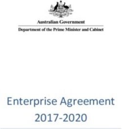 Enterprise Agreement 2017-2020 - Department of the ...