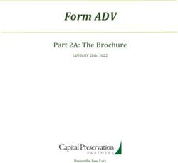 JANUARY 28th, 2022 Form ADV - Part 2A: The Brochure - Capital Preservation Partners