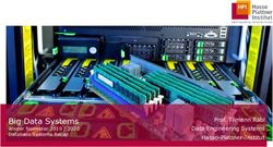 Big Data Systems Winter Semester 2019 / 2020 Database Systems Recap - Prof. Tilmann Rabl Data Engineering Systems Hasso-Plattner-Institut