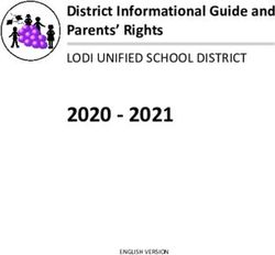 2020 2021 District Informational Guide and Parents' Rights - LODI UNIFIED SCHOOL DISTRICT