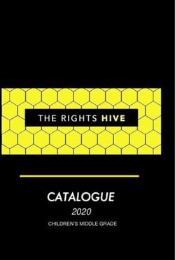 2020 CHILDREN'S MIDDLE GRADE - The Rights ...