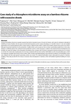 Case study of a rhizosphere microbiome assay on a bamboo rhizome with excessive shoots