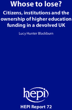 Whose to lose? Citizens, institutions and the ownership of higher education funding in a devolved UK