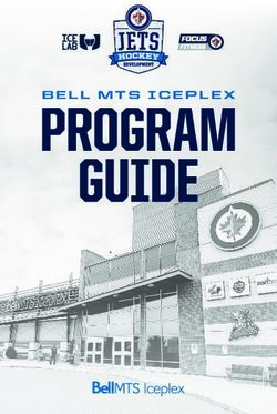 PROGRAM GUIDE - Bell MTS Iceplex