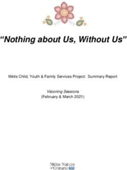 "Nothing about Us, Without Us" - Metis Nation of Ontario