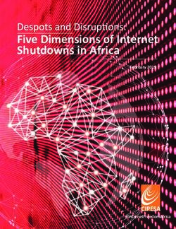 Five Dimensions of Internet Shutdowns in Africa - CIPESA - February 2019 - #InternetFreedomAfrica
