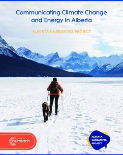 Communicating Climate Change and Energy in Alberta - ALBERTA NARRATIVES PROJECT
