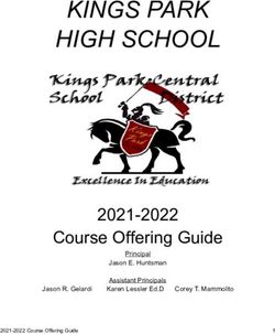 KINGS PARK HIGH SCHOOL - 2021-2022 Course Offering Guide Principal ...