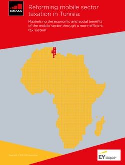 Reforming mobile sector taxation in Tunisia: Maximising the economic and social benefits of the mobile sector through a more efficient tax ...