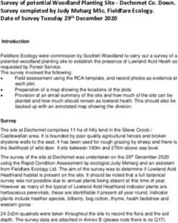 Survey of potential Woodland Planting Site - Dechomet Co. Down. Survey completed by Judy Meharg MSc. Fieldfare Ecology. Date of Survey Tuesday ...