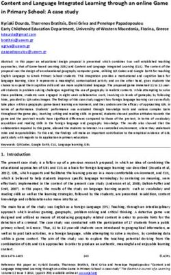 Content and Language Integrated Learning through an online Game in Primary School: A case study