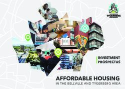 AFFORDABLE HOUSING IN THE BELLVILLE AND TYGERBERG AREA - INVESTMENT PROSPECTUS - The Greater Tygerberg Partnership