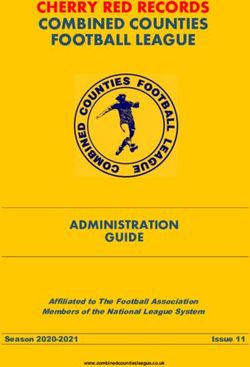 CHERRY RED RECORDS COMBINED COUNTIES FOOTBALL LEAGUE - ADMINISTRATION GUIDE Affiliated to The Football Association - Pitchero