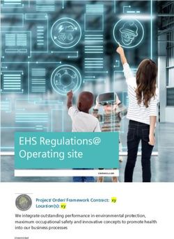 EHS Regulations@ Operating site - Digital Asset Management