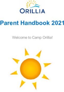 Parent Handbook 2021 Welcome to Camp Orillia! - City of Orillia
