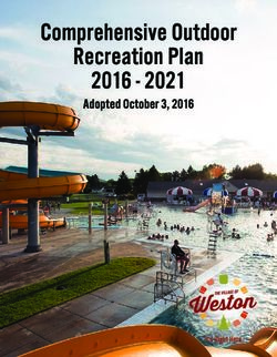 Comprehensive Outdoor Recreation Plan 2016 2021 - Adopted October 3, 2016