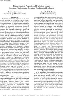 The Associative-Propositional Evaluation Model: Operating Principles and Operating Conditions of Evaluation