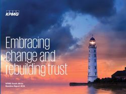 Embracing change and rebuilding trust - KPMG South Africa Baseline Report 2018