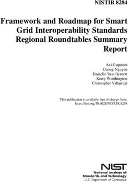 Framework and Roadmap for Smart Grid Interoperability Standards Regional Roundtables Summary Report - NIST Page