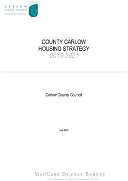COUNTY CARLOW HOUSING STRATEGY - 2015-2021 Carlow County Council