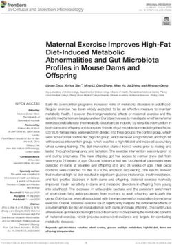 Maternal Exercise Improves High-Fat Diet-Induced Metabolic Abnormalities and Gut Microbiota Profiles in Mouse Dams and Offspring - Frontiers