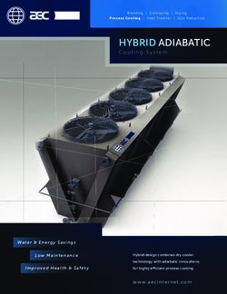 HYBRID ADIABATIC Cooling System - AEC