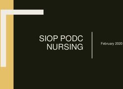 SIOP PODC NURSING February 2020 - POINTE
