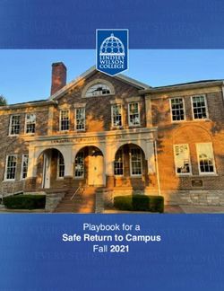 Safe Return to Campus - Fall 2021 Playbook for a - Lindsey ...