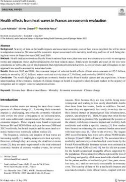 Health effects from heat waves in France: an economic evaluation