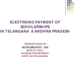 ELECTRONIC PAYMENT OF SCHOLARSHIPS IN TELANGANA & ANDHRA PRADESH - M.PRASHANTI IAS