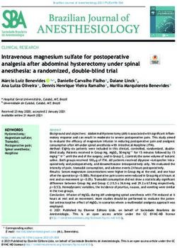 Intravenous Magnesium Sulfate For Postoperative Analgesia After ...