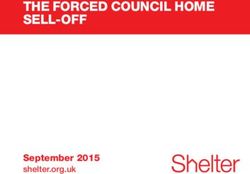 THE FORCED COUNCIL HOME SELL-OFF - September 2015 shelter.org.uk - Shelter England