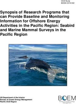 Synopsis of Research Programs that can Provide Baseline and Monitoring Information for Offshore Energy Activities in the Pacific Region: Seabird ...