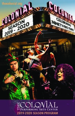 Thecolonial.org - 2019-2020 SEASON PROGRAM - Colonial Theatre