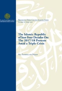 The Islamic Republic of Iran Four Decades On: The 2017/18 Protests Amid a Triple Crisis - Ali Fathollah-Nejad - Brookings ...