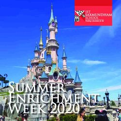 Summer Enrichment - SET Saxmundham School