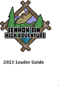 2021 Leader Guide - Goshen Scout Reservation